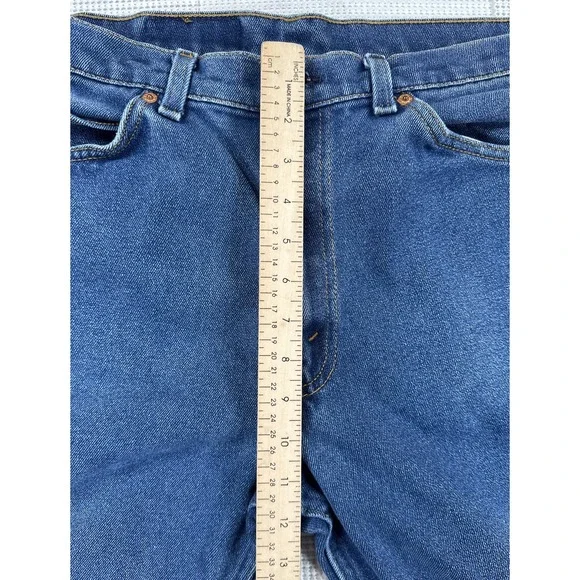 Vintage Levis 517 Men's Bootcut Jeans 38x32 (Actual 36x30) USA Cotton Polyester - Picture 4 of 11